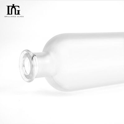 Μπουκάλια με το λογότυπο του πελάτη 500 ml διαυγές στρογγυλό γυαλί
