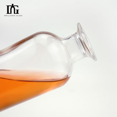 Προσαρμοσμένα διαχωρισμένα διαμερίσματα γυάλινο μπουκάλι για ουίσκι ρούμι τεκίλα βότκα τζιν μπράντυ 200ml 300ml 500ml 700ml